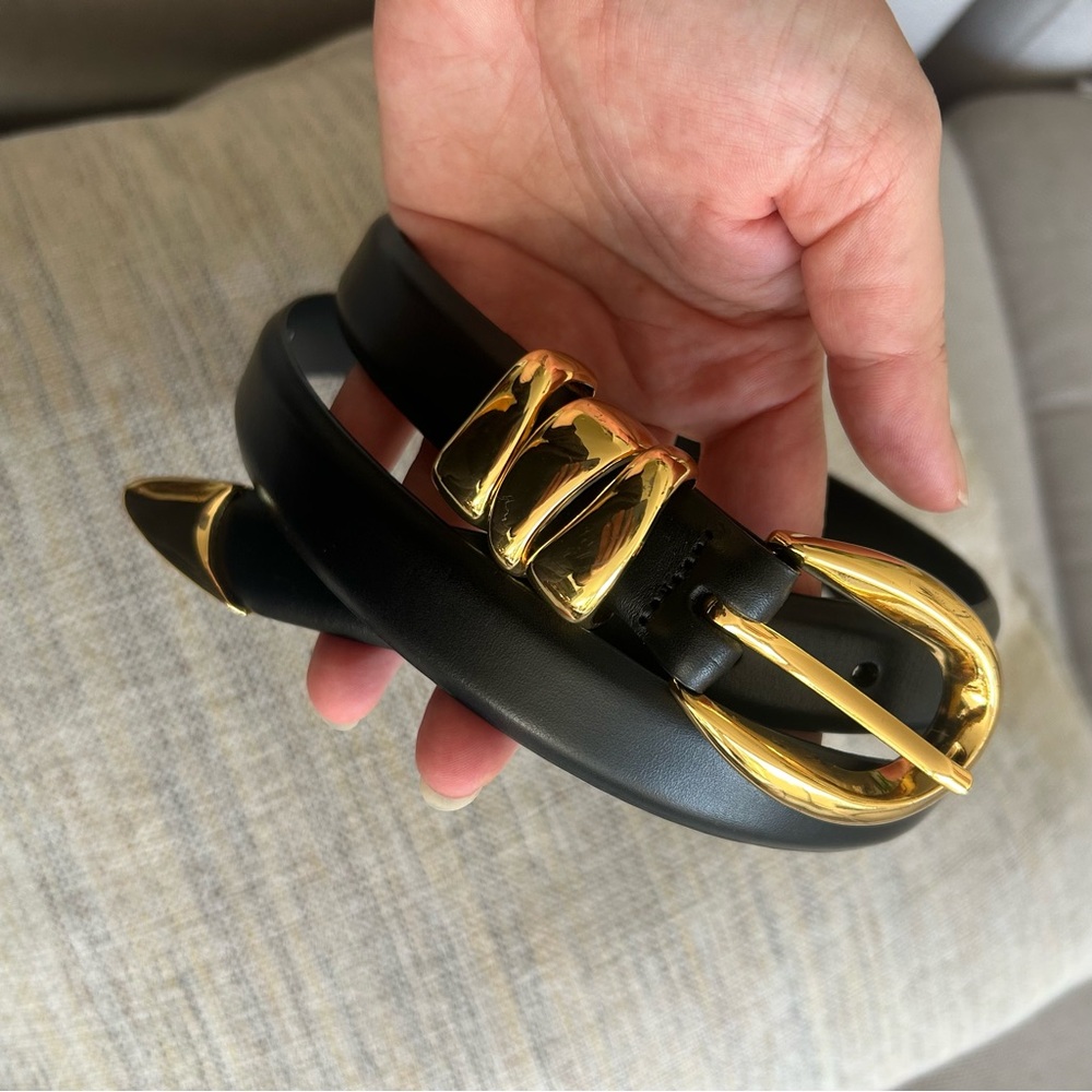 Madewell Triple Metal Keeper Belt